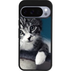 Coque Google Pixel 10 / Pixel 10 Pro - Silicone rigide noir Meow 23
