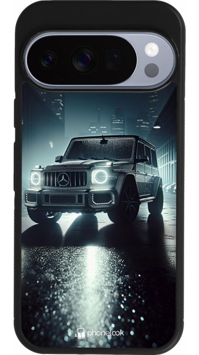 Coque Google Pixel 10 / Pixel 10 Pro - Silicone rigide noir Mercedes G AMG Night