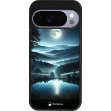 Coque Google Pixel 10 / Pixel 10 Pro - Silicone rigide noir Night Sky View