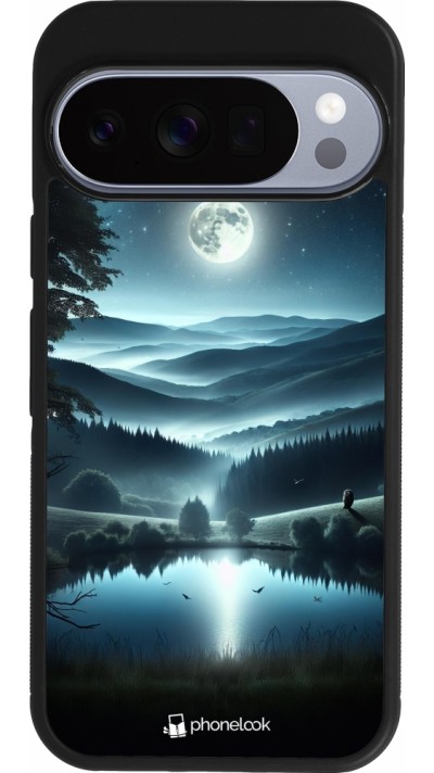 Coque Google Pixel 10 / Pixel 10 Pro - Silicone rigide noir Night Sky View
