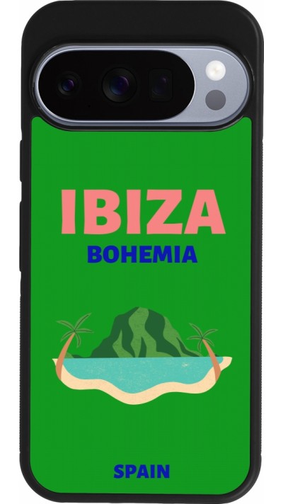 Coque Google Pixel 10 / Pixel 10 Pro - Silicone rigide noir Pop Summer Destination Ibiza