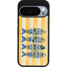 Google Pixel 10 / Pixel 10 Pro Case Hülle - Silikon schwarz Portuguese fish 2026