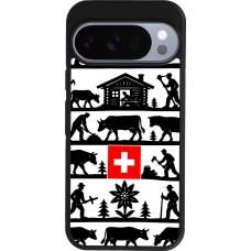 Google Pixel 10 / Pixel 10 Pro Case Hülle - Silikon schwarz Poya Schweiz 1