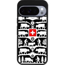 Google Pixel 10 / Pixel 10 Pro Case Hülle - Silikon schwarz Poya Schweiz 3 schwarz