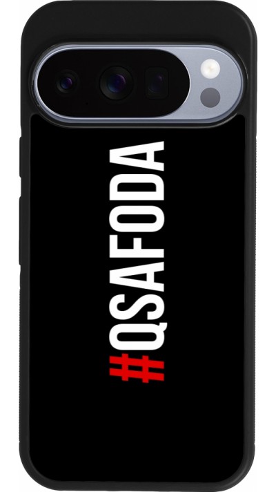 Coque Google Pixel 10 / Pixel 10 Pro - Silicone rigide noir Qsafoda 1