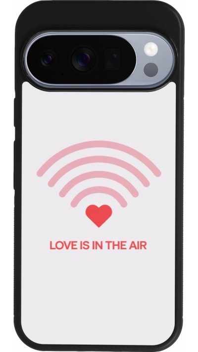 Coque Google Pixel 10 / Pixel 10 Pro - Silicone rigide noir Saint Valentines Day 26 Love is in the air
