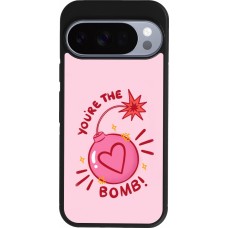 Google Pixel 10 / Pixel 10 Pro Case Hülle - Silikon schwarz Saint Valentines Day 26 You are the bomb