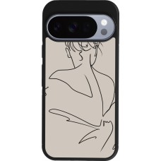 Google Pixel 10 / Pixel 10 Pro Case Hülle - Silikon schwarz Salnikova 05