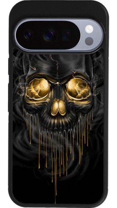 Coque Google Pixel 10 / Pixel 10 Pro - Silicone rigide noir Skull 02