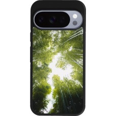 Google Pixel 10 / Pixel 10 Pro Case Hülle - Silikon schwarz Spring 23 forest blue sky