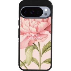 Coque Google Pixel 10 / Pixel 10 Pro - Silicone rigide noir Just Bloom Spring 2026