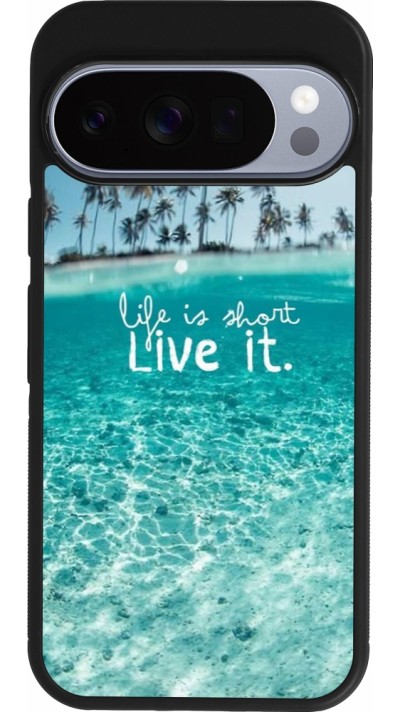 Coque Google Pixel 10 / Pixel 10 Pro - Silicone rigide noir Summer 18 24