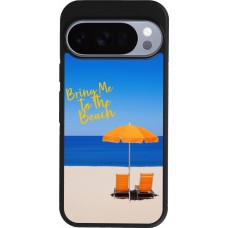 Coque Google Pixel 10 / Pixel 10 Pro - Silicone rigide noir Summer 2025 Bring me to the beach