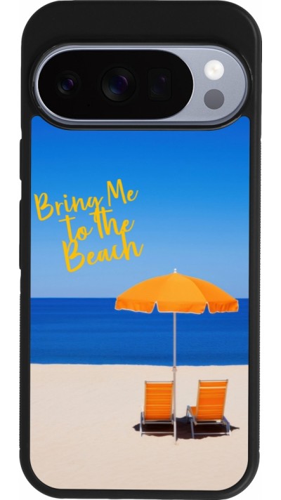 Coque Google Pixel 10 / Pixel 10 Pro - Silicone rigide noir Summer 2025 Bring me to the beach