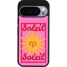 Coque Google Pixel 10 / Pixel 10 Pro - Silicone rigide noir Sun sun 2026