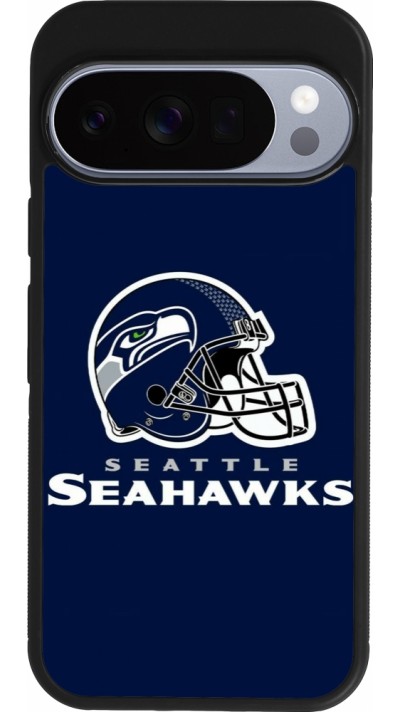 Coque Google Pixel 10 / Pixel 10 Pro - Silicone rigide noir Super Bowl 26 Seattle 3