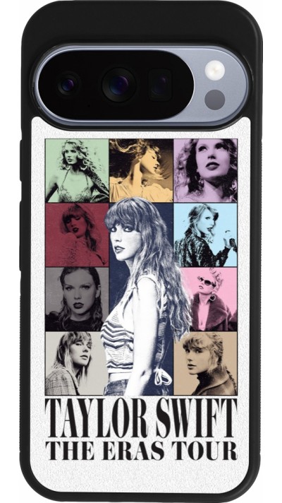 Coque Google Pixel 10 / Pixel 10 Pro - Silicone rigide noir Taylor Swift The Eras Tour