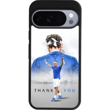 Coque Google Pixel 10 / Pixel 10 Pro - Silicone rigide noir Thank you Roger
