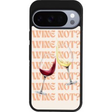 Coque Google Pixel 10 / Pixel 10 Pro - Silicone rigide noir Wine not