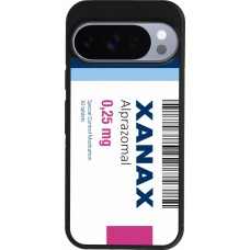 Coque Google Pixel 10 / Pixel 10 Pro - Silicone rigide noir Xanax Alprazolam 2025