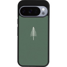 Google Pixel 10 / Pixel 10 Pro Case Hülle - Silikon schwarz Christmas 22 minimalist tree