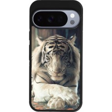 Coque Google Pixel 10 / Pixel 10 Pro - Silicone rigide noir Zen Tiger