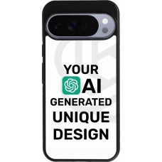 Google Pixel 10 Pro XL Case Hülle - Silikon schwarz Weltweit einzigartig erstellt dank Deiner Kreativität und künstlicher Intelligenz (KI)