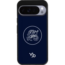 Google Pixel 10 Pro XL Case Hülle - Silikon schwarz Astrologie Steinbock