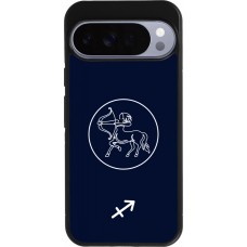 Coque Google Pixel 10 Pro XL - Silicone rigide noir Astrologie Sagittaire