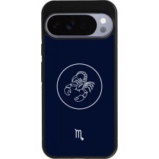 Coque Google Pixel 10 Pro XL - Silicone rigide noir Astrologie Scorpion