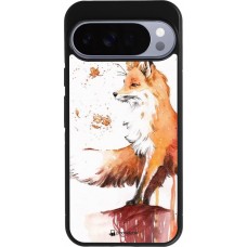 Coque Google Pixel 10 Pro XL - Silicone rigide noir Autumn 21 Fox