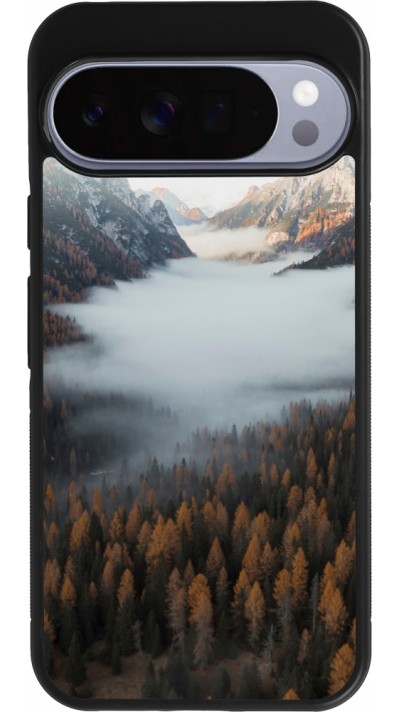 Coque Google Pixel 10 Pro XL - Silicone rigide noir Autumn 22 forest lanscape