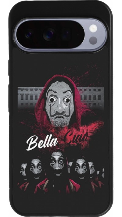 Coque Google Pixel 10 Pro XL - Silicone rigide noir Bella Ciao
