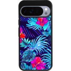 Google Pixel 10 Pro XL Case Hülle - Silikon schwarz Blue Forest