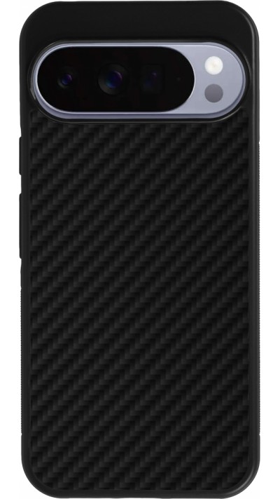 Coque Google Pixel 10 Pro XL - Silicone rigide noir Carbon Basic