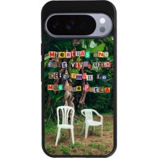Google Pixel 10 Pro XL Case Hülle - Silikon schwarz Chairs DTMF
