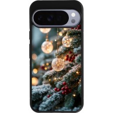 Google Pixel 10 Pro XL Case Hülle - Silikon schwarz Christmas 25 Xmas Decorated Tree