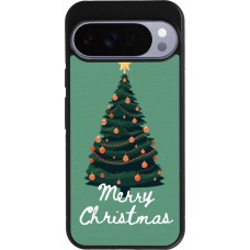Google Pixel 10 Pro XL Case Hülle - Silikon schwarz Christmas 25 Xmas Tree