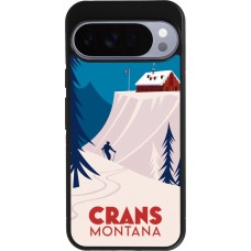 Google Pixel 10 Pro XL Case Hülle - Silikon schwarz Crans-Montana Cabane