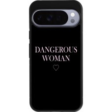 Google Pixel 10 Pro XL Case Hülle - Silikon schwarz Dangerous woman