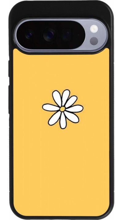 Google Pixel 10 Pro XL Case Hülle - Silikon schwarz Easter 2023 daisy