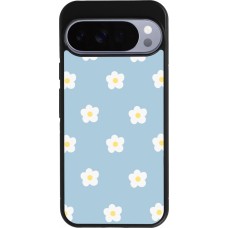 Coque Google Pixel 10 Pro XL - Silicone rigide noir Easter 2024 daisy flower