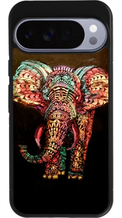 Google Pixel 10 Pro XL Case Hülle - Silikon schwarz Elephant 02
