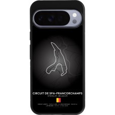 Coque Google Pixel 10 Pro XL - Silicone rigide noir F1 Track 2025 Belgium