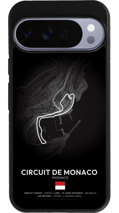 Google Pixel 10 Pro XL Case Hülle - Silikon schwarz F1 Track 2025 Monaco