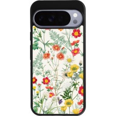 Google Pixel 10 Pro XL Case Hülle - Silikon schwarz Flora Botanical Wildlife
