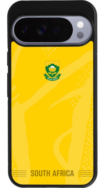 Google Pixel 10 Pro XL Case Hülle - Silikon schwarz Südafrika 2026 personalisierbares Fussballtrikot