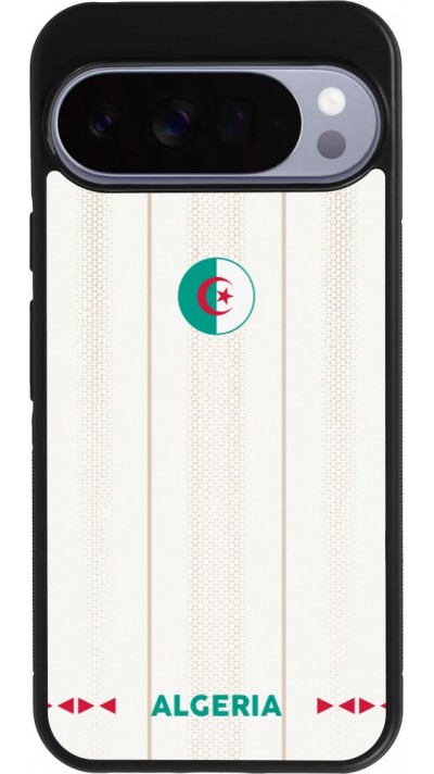 Google Pixel 10 Pro XL Case Hülle - Silikon schwarz Algerien 2026 personalisierbares Fussballtrikot