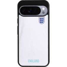Coque Google Pixel 10 Pro XL - Silicone rigide noir Maillot de football Angleterre 2022 personnalisable