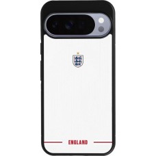 Google Pixel 10 Pro XL Case Hülle - Silikon schwarz England 2026 personalisierbares Fussballtrikot